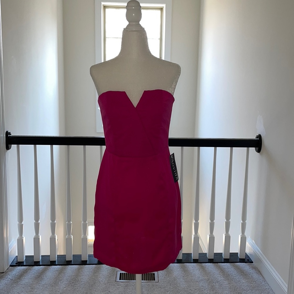 Fuschia Mini-Dress, Small